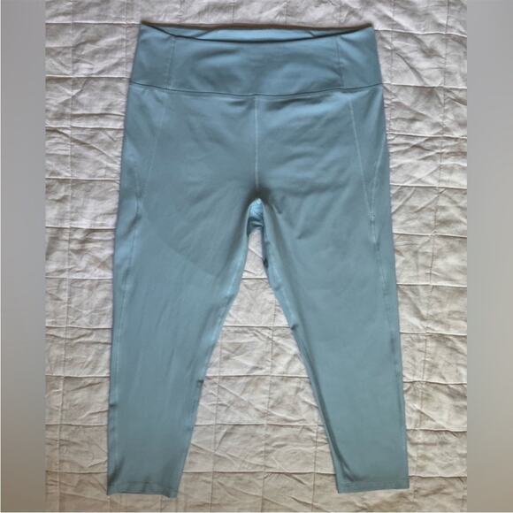 Girlfriend Collective Light Blue High Rise Compression Leggings - XXXL - Picture 5 of 12